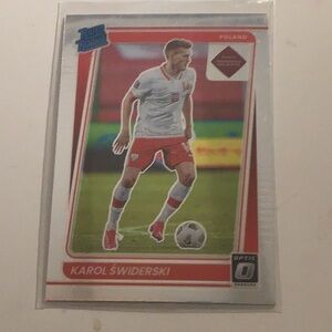 Panini Red and White Soccer Trading Cards